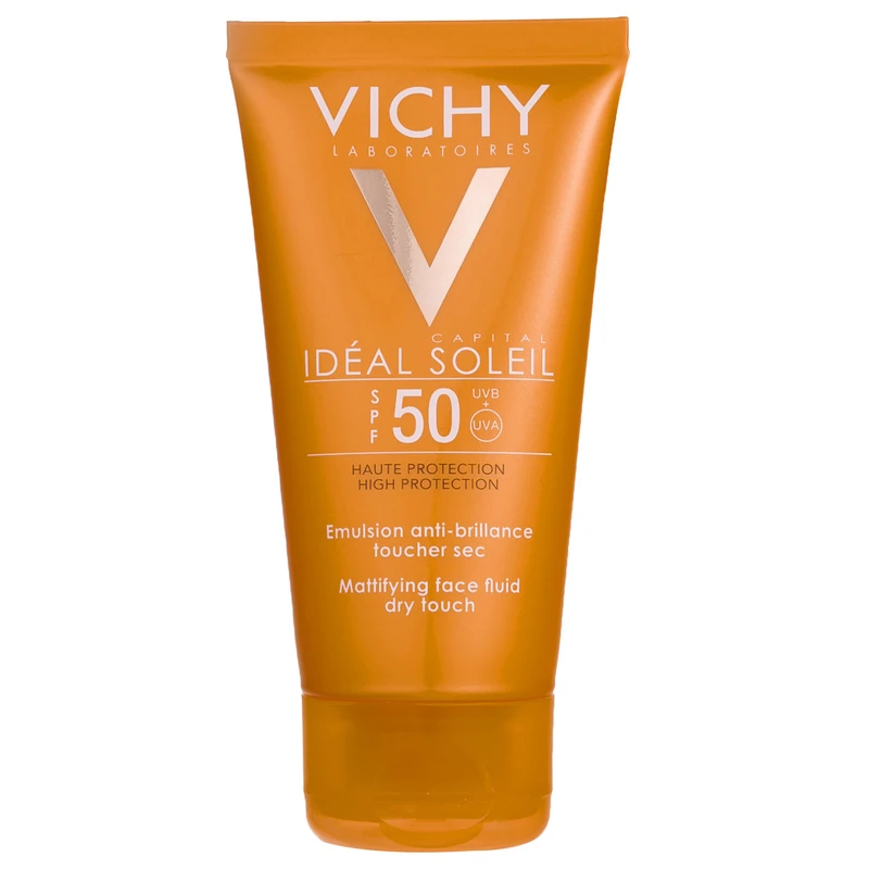 فلوئید ضد آفتاب رنگی ویشی مدل Ideal Soleil SPF50