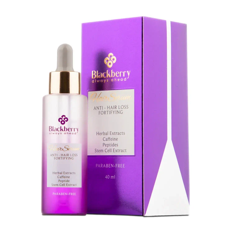 سرم تقویت‌کننده و ضدریزش مو حاوی عصاره کشت سلولی میوه سیب بلک بری 40 میلی‌لیتر
